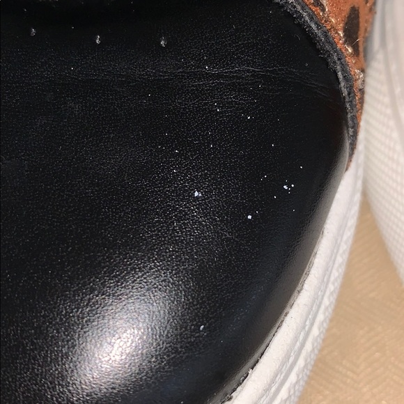 TIME and TRU Walmart Black & Leopard Sneakers - Picture 4 of 16